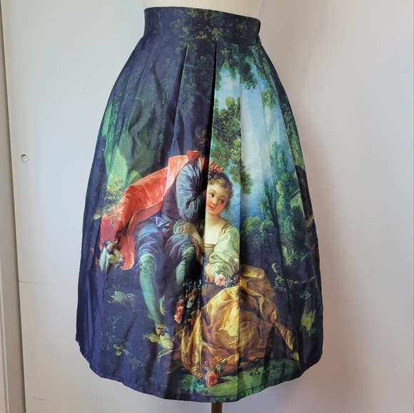 The Four Seasons: Spring, 1755 by Boucher statement skirt - Picture 11 of 14